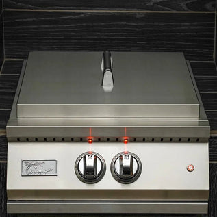 Kokomo Grills Professional Built-in Power Burner with Led Lights and Removable Grate for Wok