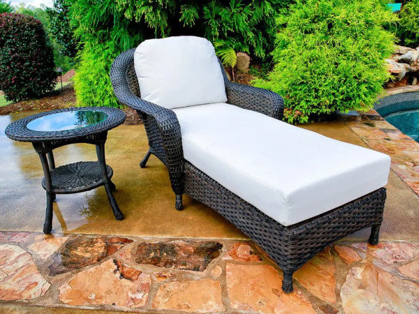 Tortuga Outdoor Sea Pines Chaise Lounge - Java - Canvas Natural