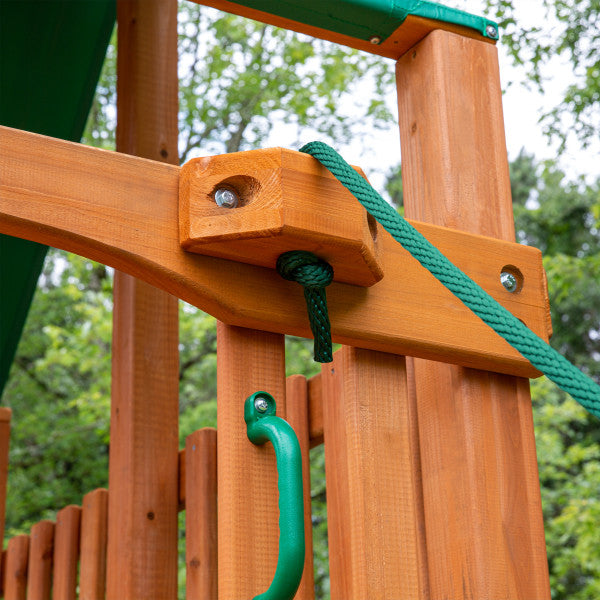 Gorilla Playsets Pioneer Peak Treehouse  w/ Amber Posts