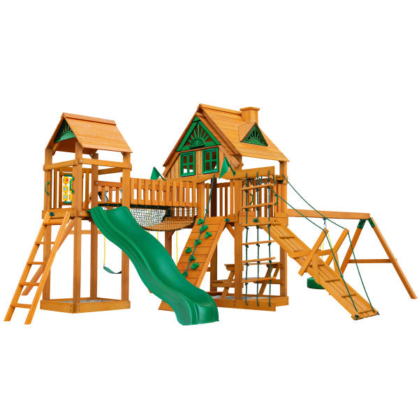 Gorilla Playsets Pioneer Peak Treehouse  w/ Amber Posts