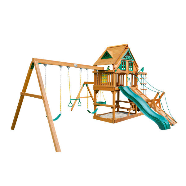 Gorilla Playsets Frontier Treehouse  w/ Amber Posts