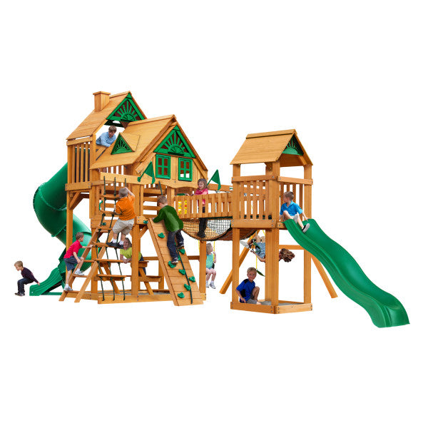 Gorilla Playsets Treasure Trove Treehouse  w/ Amber Posts