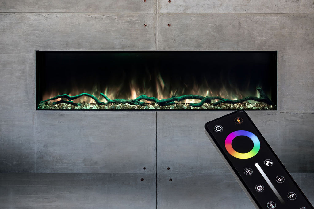 Modern Flames Landscape Pro Slim 96" Built In Linear Electric Fireplace