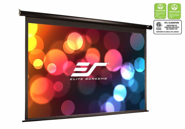 Elite Screens Spectrum Electric Motorized Projector Screen w/ Multi Aspect Ratio Function Max Size 150" Diag