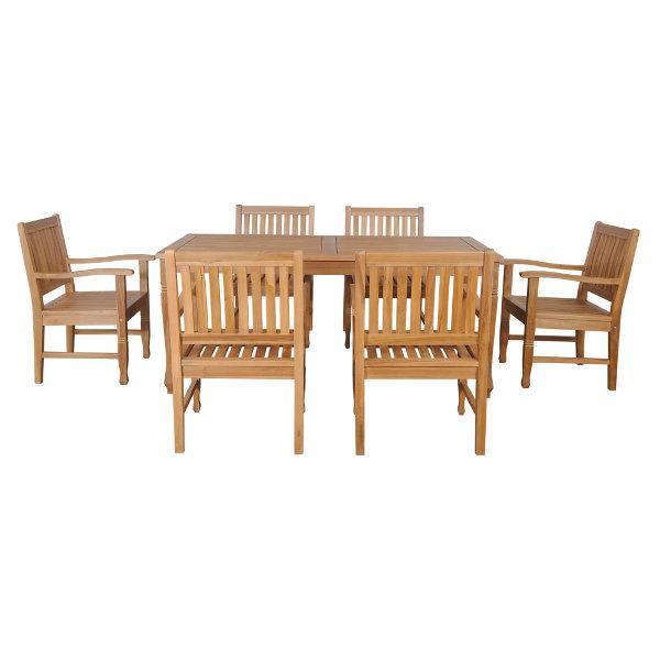 Anderson Teak Rockford 7-Pieces Dining Set