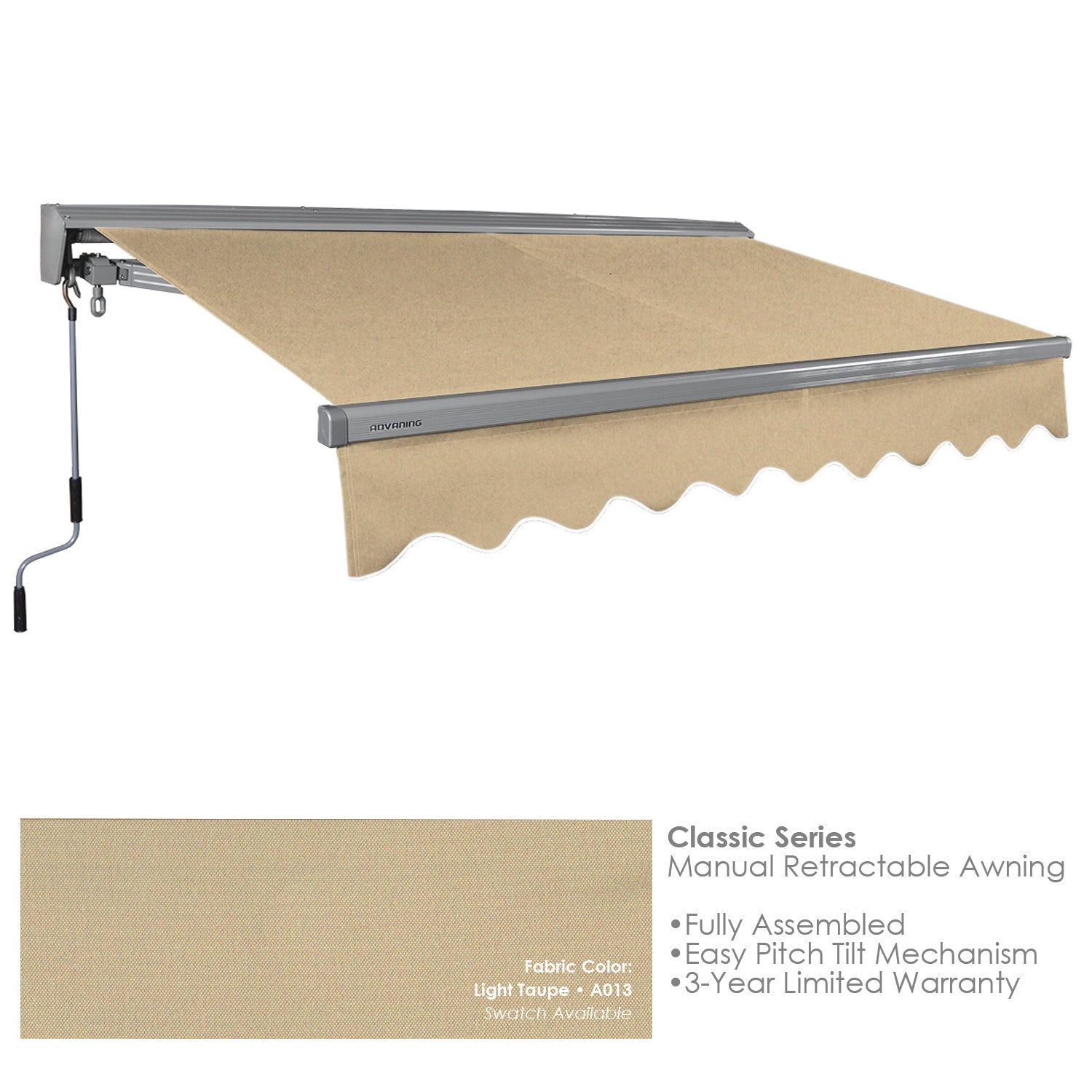 Advaning Classic Series (Manual Retractable Awning)