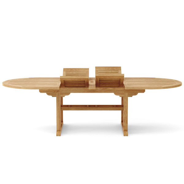 Anderson Teak Sahara 106" Oval Double Ext. Table