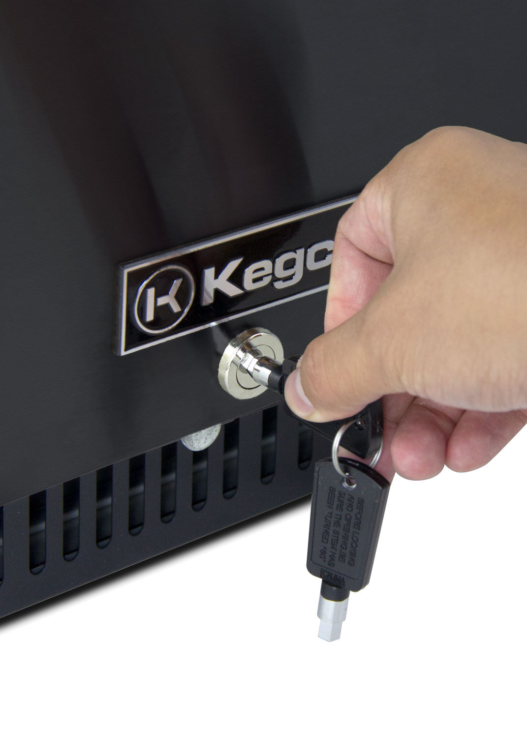 Kegco 15" Wide Single Tap Black Commercial Kegerator