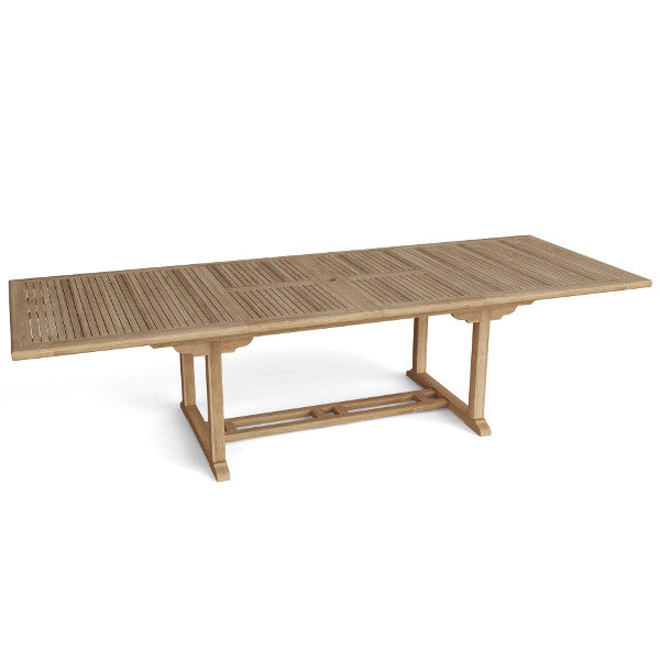 Anderson Teak Valencia 117" Rectangular Table w/ Double Extensions
