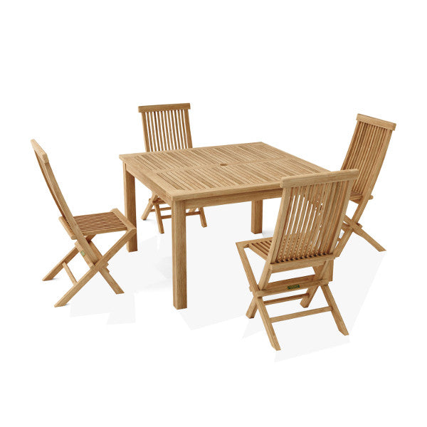 Anderson Teak Windsor Classic 5-Pieces Folding Dining Chair