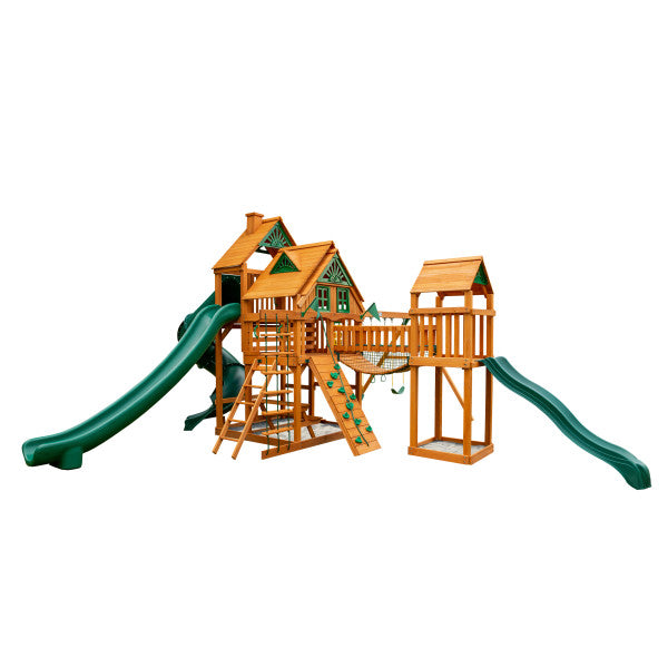 Gorilla Playsets Treasure Trove II Treehouse  w/ Amber Posts