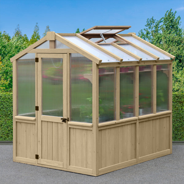 Yardistry Structures 6.7 ft. x 7.8 ft. Meridian Greenhouse