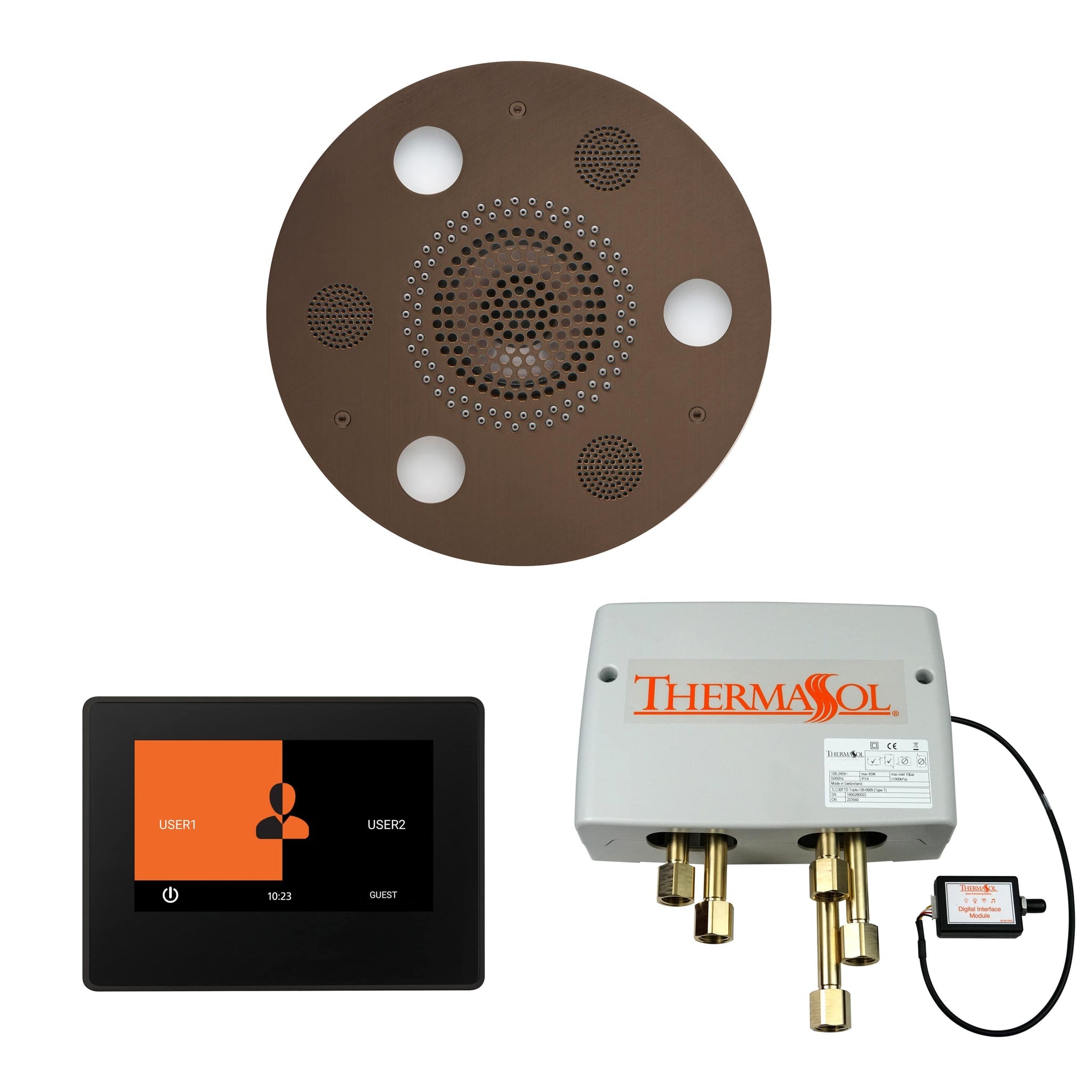 ThermaSol The Wellness Shower Package with 7" ThermaTouch Round