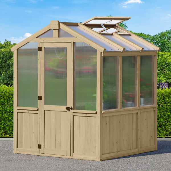 Yardistry Structures 6.7 ft. x 6 ft. Meridian Greenhouse