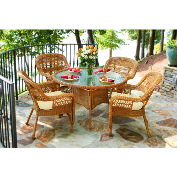 Tortuga Outdoor Portside 5Pc Dining Set - AMBER - Sand