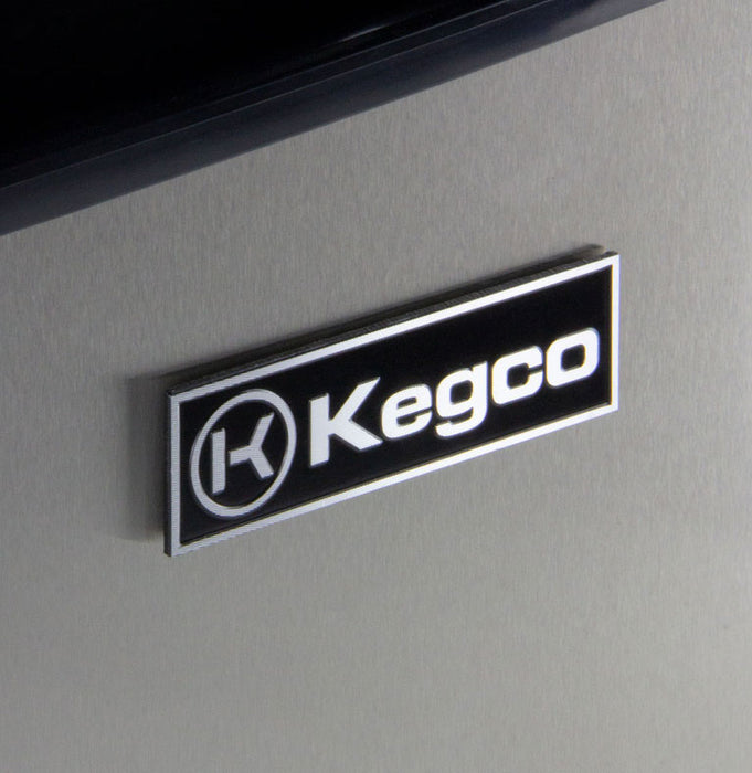 Kegco 24" Wide Single Tap Stainless Steel Commercial/Residential Kegerator