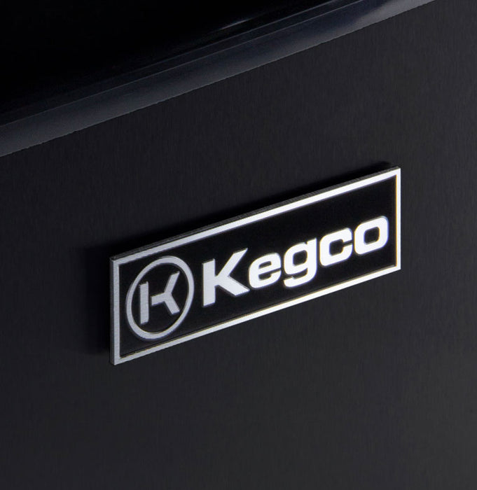 Kegco 24" Wide Dual Tap Black Commercial/Residential Digital Kegerator