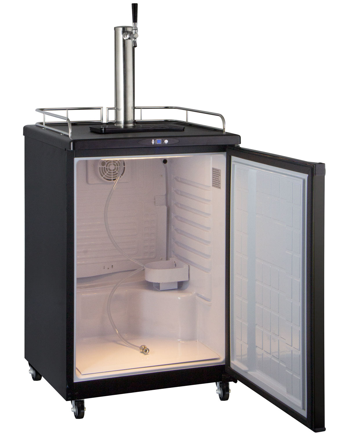 Kegco 24" Wide Cold Brew Coffee Single Tap Black Commercial/Residential Kegerator
