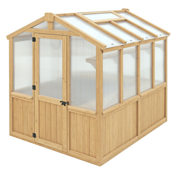 Yardistry Structures 6.7 ft. x 7.8 ft. Meridian Greenhouse