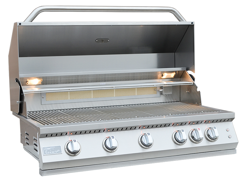 Kokomo 40” Professional Built in Gas Grill (5 Burner/Back Burner)