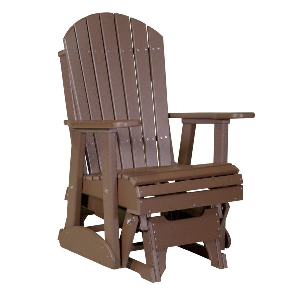 LuxCraft 2′ Adirondack Glider Chair