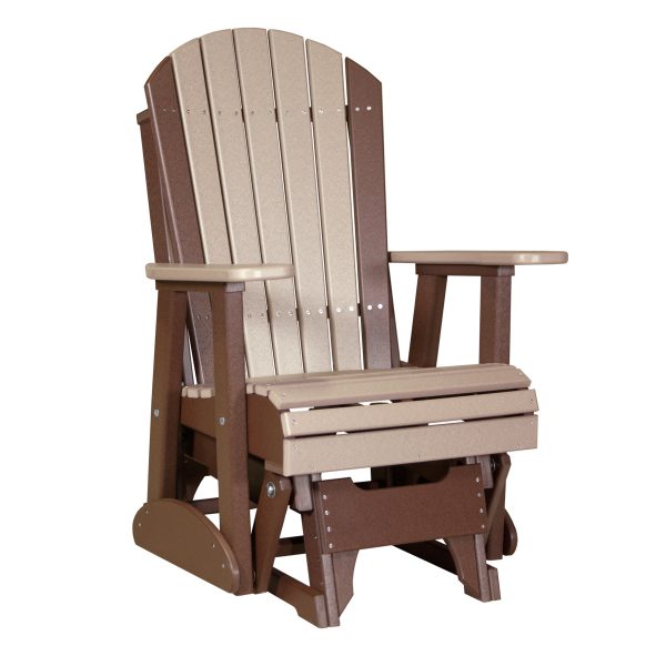 LuxCraft 2′ Adirondack Glider Chair
