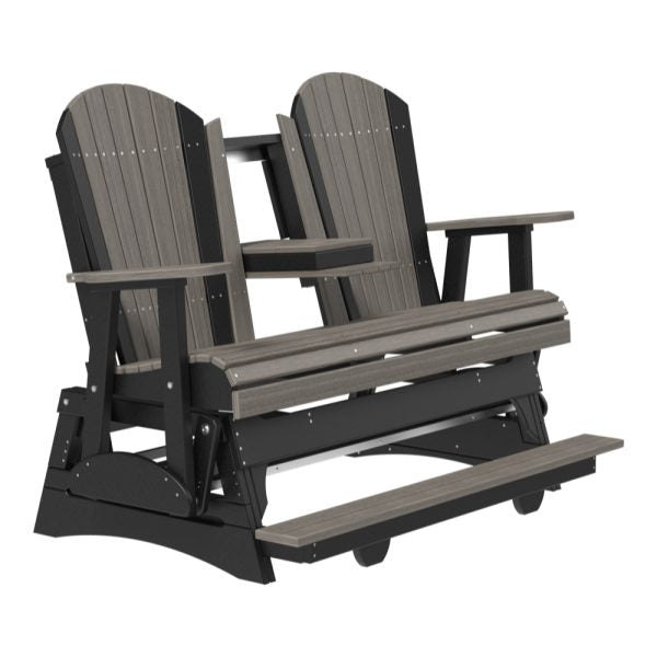 LuxCraft 5' Adirondack Balcony Glider Chair