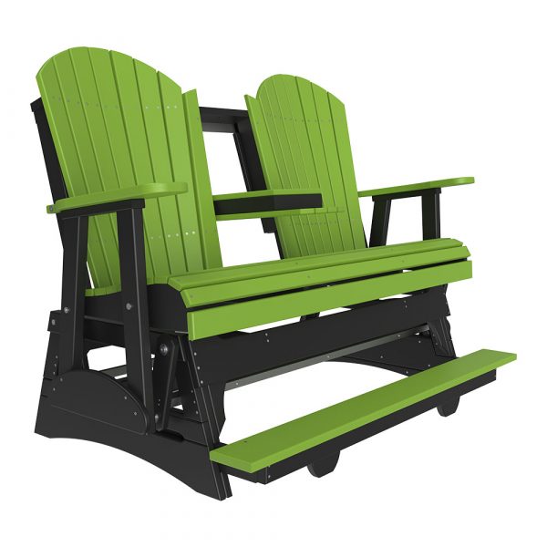 LuxCraft 5' Adirondack Balcony Glider Chair