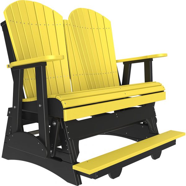 LuxCraft 4' Adirondack Balcony Glider Chair